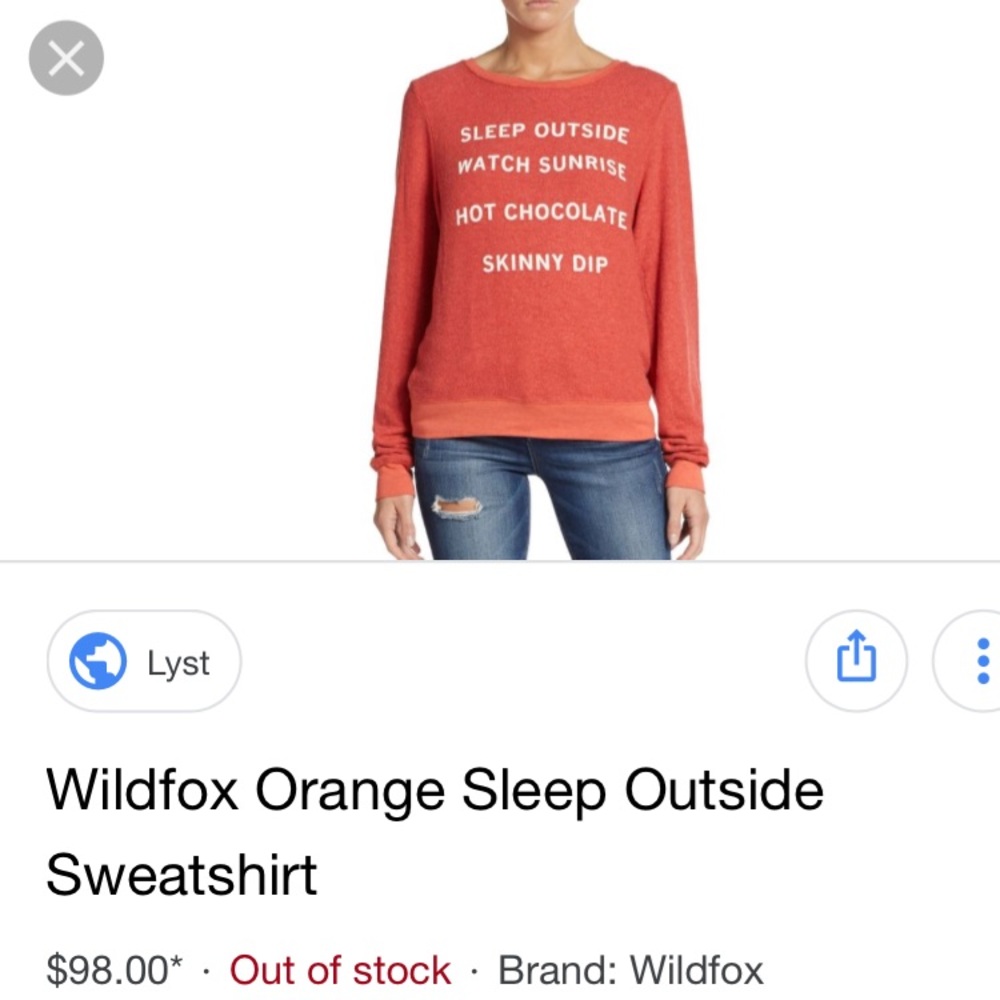 Wildfox sleep‎ outside baggy